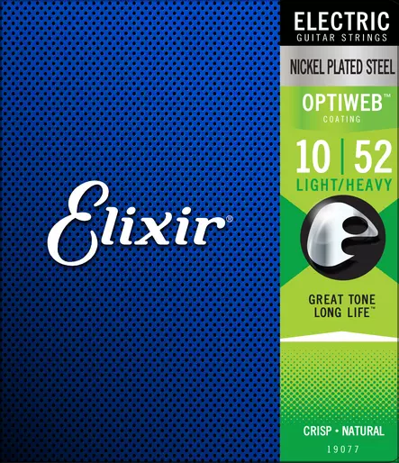 Elixir Optiweb Light-Heavy 10-52 kielisarja - Kitaran kielet - 853300 - 1