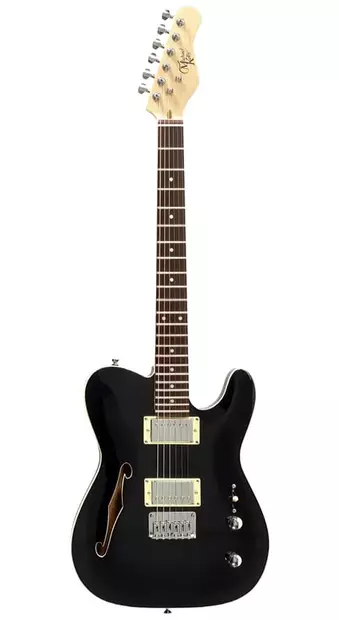 Michael Kelly Guitars 58 Thinline Gloss Black - Sähkökitarat - 10023940 - 1