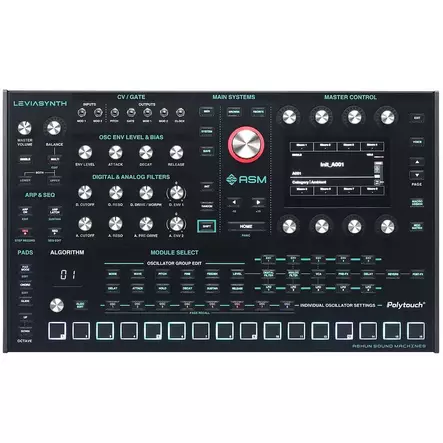 ASM Leviasynth Desktop - Elektroniset musiikkisoittimet - 3-3-4750060 - 2