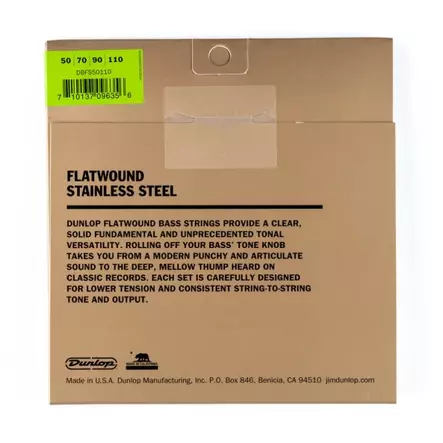 Dunlop Flatwound Bass 50-110 kielisetti - Basson kielet - DBFS50110 - 2