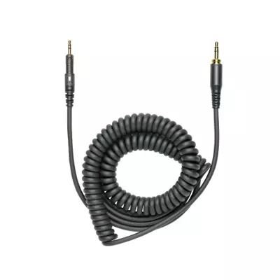 Audio-Technica ATH-M 3 m musta kierrekaapeli - Kuulokekaapelit ja -jatkokaapelit - 4AT387301610 - 1