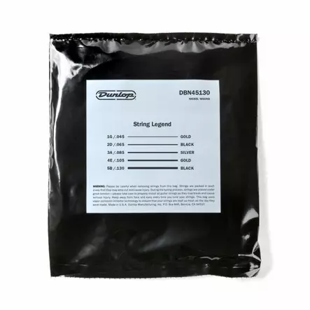 Dunlop Bass Nickel Wound 45-130 5-string kielisetti - Basson kielet - DBN45130 - 2