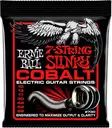 Ernie Ball 2730 7-String Cobalt Skinny Top Heavy Bottom 10-62 kielisetti - Kitaran kielet - 1102730 - 1
