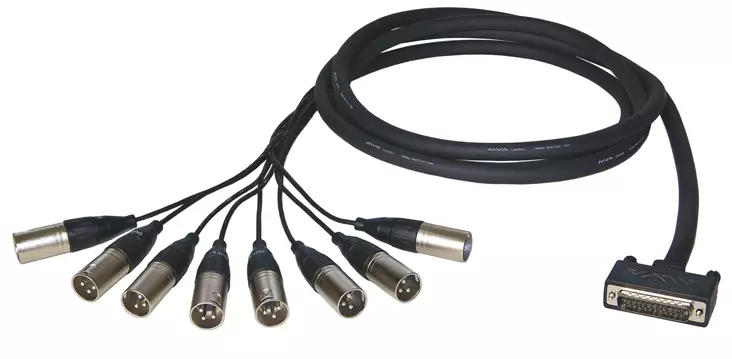Alva Analog 10 m DSub25-8xXLRu kaapeli - Lavahaut ja viuhkat - ALAO25-8XPRO10 - 1