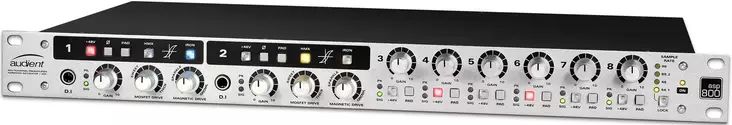 Audient ASP800 ADAT mikrofonietuvahvistin - Etuasteet, kompressorit ja EQ:t - ASP800 - 1