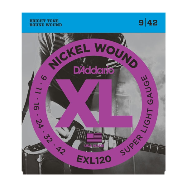 D'Addario EXL120 009-042 kielisarja - Kitaran kielet - EXL120 - 1