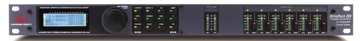 DBX DriveRack 260 kaiutinprosessori - Kaiutinprosessorit & kierronestolaitteet - 7DB260 - 1