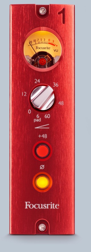 Focusrite RED1 500 series "lunchbox" moduli - Etuasteet, kompressorit ja EQ:t - 7FORED1500 - 1