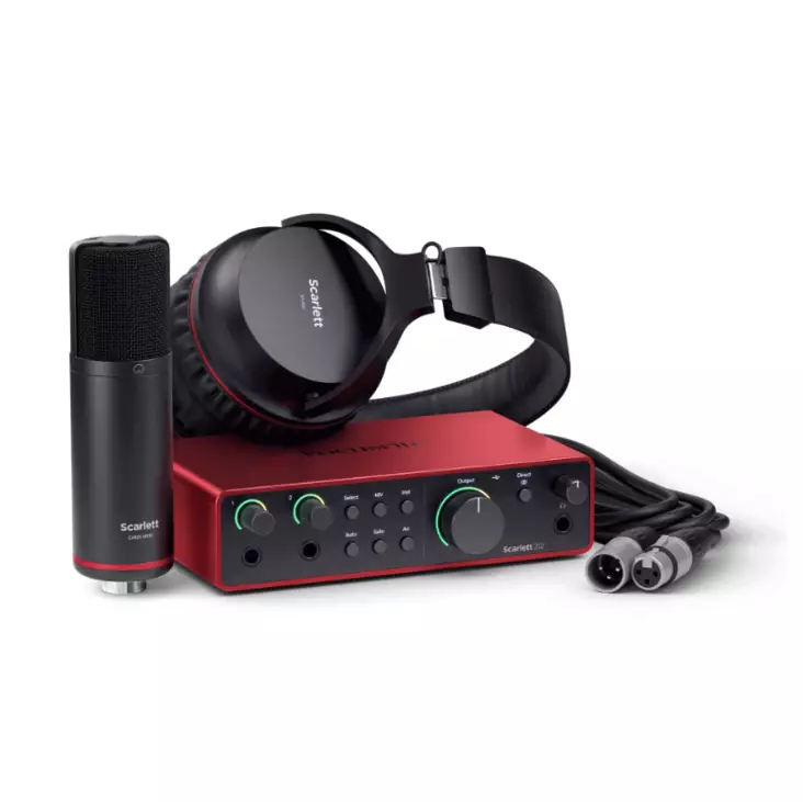 Focusrite Scarlett 2i2 STUDIO (4th Gen) äänityspaketti - USB-äänikortit - 7FOMOSC0040 - 1