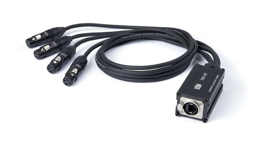 Leem NW-45F Moninapakaapeliadapteri 4 x XLRn - RJ45j 1m - Adapterit ja adapterikaapelit - 3919540 - 2