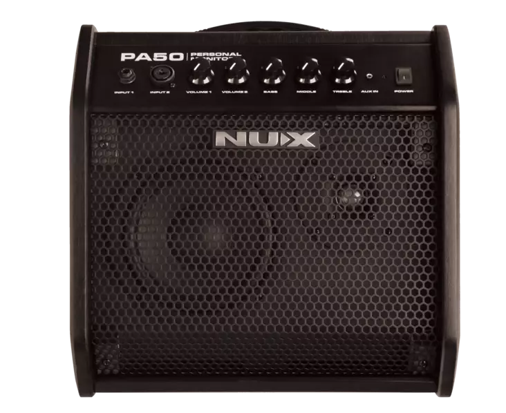 Nux PA-50 2-kanavainen 50w kitara/rumpu vahvistinmonitori - Lavamonitorit, aktiiviset - PA-50 - 1