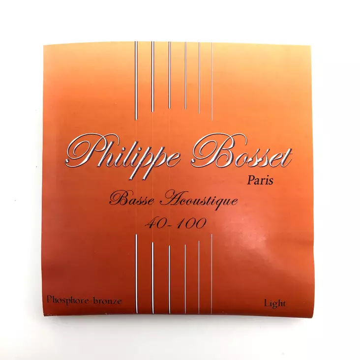 Philippe Bosset Basse Acoustique Phorphore-Bronze Light 40-100 - Basson kielet - PHILBOSSEACBA40100 - 1