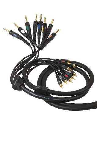 Proel Die Hard 8-parinen viuhka RCAu - TS, 3m - Lavahaut ja viuhkat - DH810 - 1