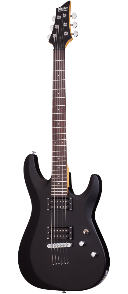 Schecter C-6 Deluxe Satin Black sähkökitara - Sähkökitarat - YSC430 - 1