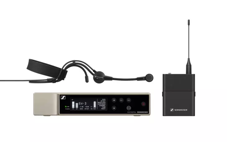 Sennheiser EW-D ME3 Set langaton pääpantajärjestelmä - Headset-järjestelmät - 508710 - 1