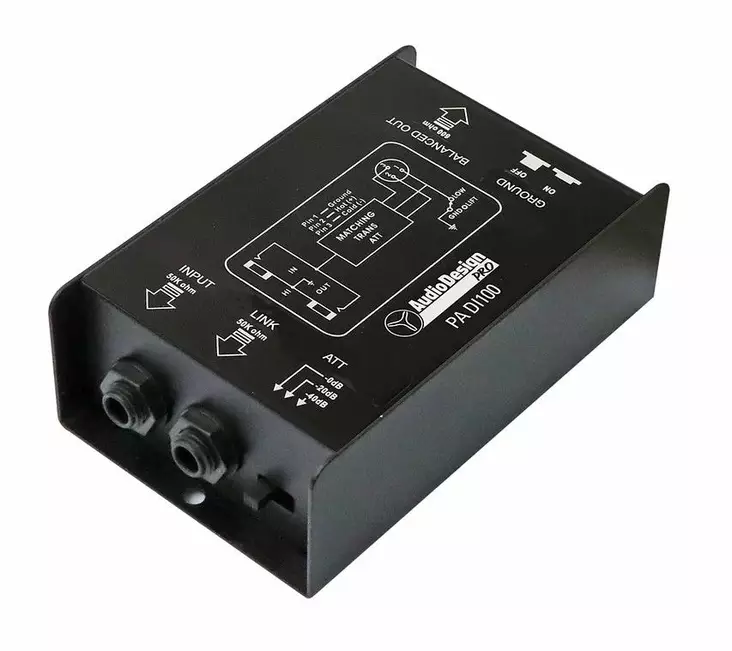 AudioDesign Pro PA DI-100 DI-boksi - DI- ja Reamp-boksit - PADI100 - 1