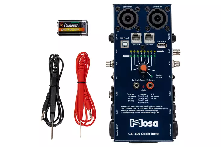 Hosa CBT-500 kaapelitesteri - Kaapelitesterit - CBT-500 - 1