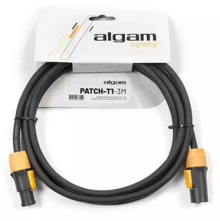 SPS PATCH-T1-3M PowerCon kaapeli 3m - Virtakaapelit, 230V - 607751 - 1