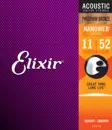 Elixir Nanoweb Acoustic Phosphor Bronze 11-52 kielisarja - Kitaran kielet - 207941 - 1
