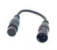 SPS DMX adapter Cable 3pin(m) - 5pin(f) n. 0,1m - DMX-kaapelit - SPSDMX5pinto3pin01 - 1