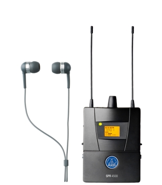 AKG SPR4500 BD1 Set, langaton vastaanotin + korvanapit - Lähettimet ja vastaanottimet - 4AUSPR4500BD1 - 1