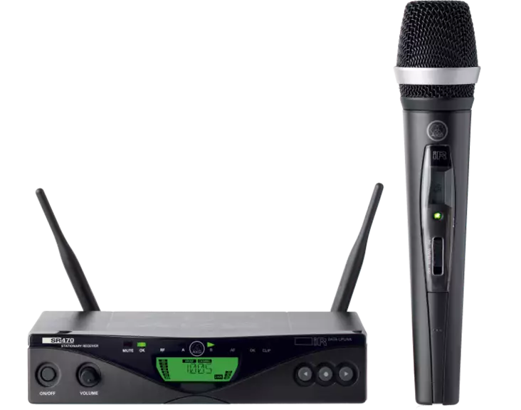 AKG WMS470 Vocal Set D5 langaton käsimikrofonijärjestelmä - Käsimikrofonijärjestelmät - 8AUWMS470HTD5BD1 - 1