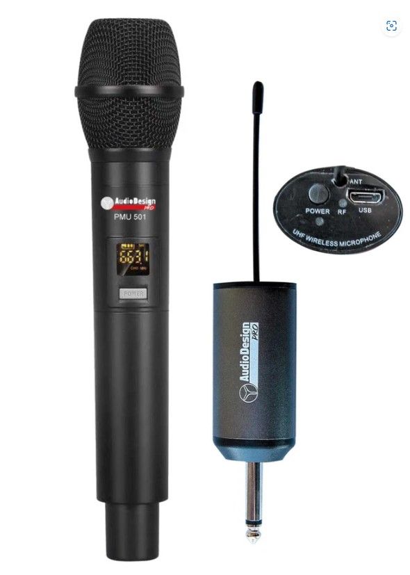 AudioDesignPRO PMU-501 langaton karaokemikrofoni - Karaokelaitteet, -soittimet & tarvikkeet - PMU-501 - 1