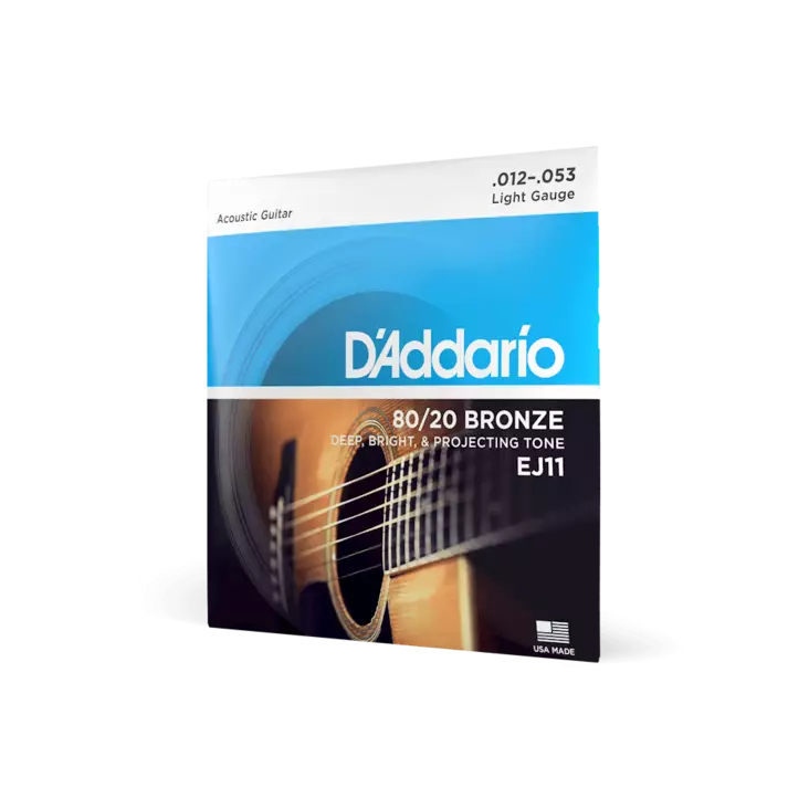 D'Addario EJ11 12-53 80/20 Bronze akustisen kielisetti - Kitaran kielet - EJ11 - 1