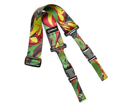 DiMarzio Steve Vai Cliplock Green Universe kitarahihna - Kitarahihnat - DMDD2241 - 1