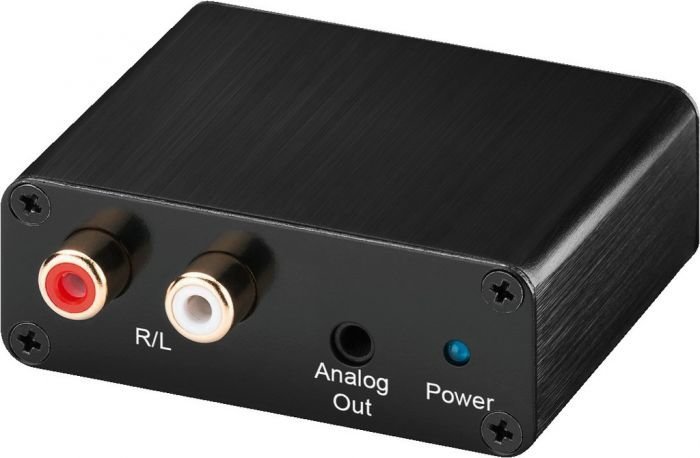 Goobay AD-200A D/A muunnin digitaalinen ääni analogiseksi - DAC, AD / DA muuntimet - 704161 - 1