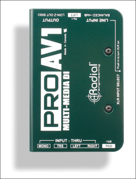 Radial PRO AV1 DI-boksi - DI-boksit - ProAV1 - 1