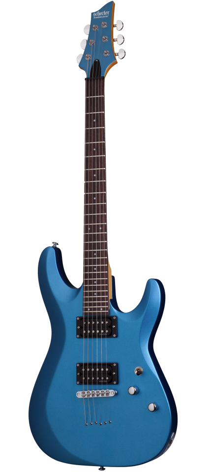 Schecter C-6 Deluxe Satin Metallic Light Blue sähkökitara - Sähkökitarat - YSC431 - 1