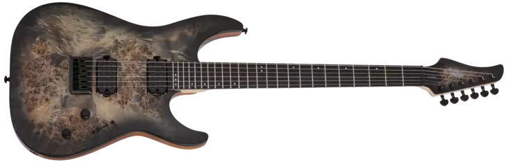 Schecter C-6 PRO Charcoal Burst sähkökitara - Sähkökitarat - YSC3631 - 1