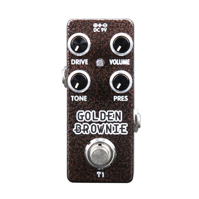Xvive T1 Golden Brownie overdrive pedaali - Kitaraefektit ja -pedaalit - XVT1 - 1