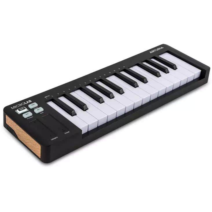 Arturia MicroLab mk3, black - MIDI/USB -koskettimet - 2402361 - 1
