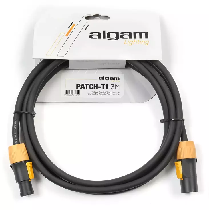 SPS PATCH-T1-3M PowerCon kaapeli 3m - Virtakaapelit, 230V - 607751 - 1