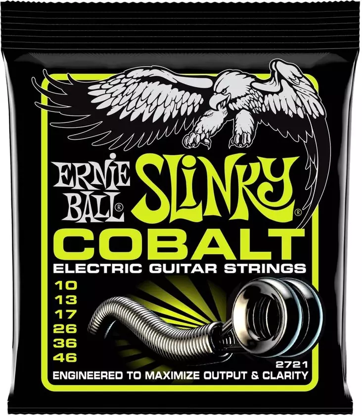 Ernie Ball 2721 Cobalt Regular Slinky 10-.46 sähkökitaran kielet - Kitaran kielet - 1102721 - 1
