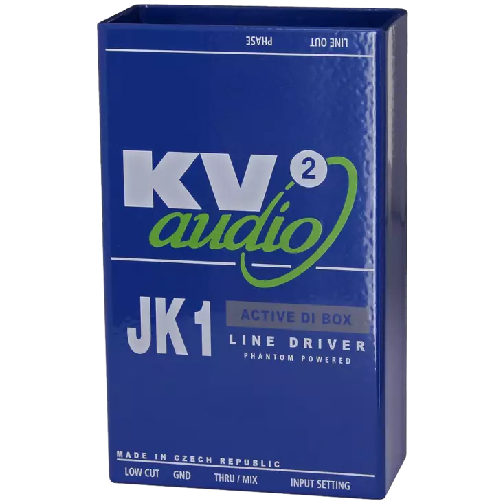 KV2 Audio JK1 1-kanavainen aktiivinen DI-boksi - DI-boksit - JK1 - 1
