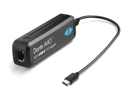 Dante AVIO USB-C I/O adapteri - DAC:t ja AD/DA-muuntimet - ADP-USBC-AU-2X2 - 1