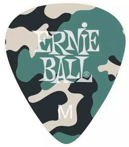 Ernie Ball Camo Plektra Medium 12 pack - Plektrat - 1109222 - 2