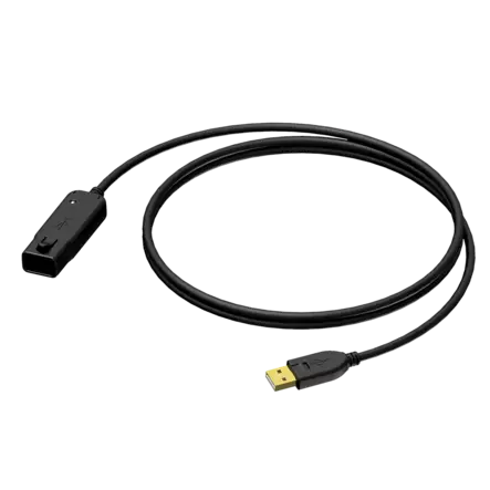 Procab BXD602 USB 2.0 jatkokaapeli 12 m, aktiivi - USB-kaapelit - APRBXD602 - 1