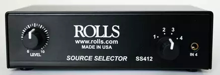 ROLLS SS412 Source Selector - Volume- ja monitoriohjaimet - 9126012 - 1