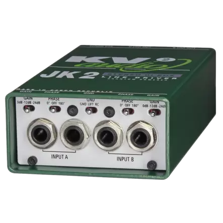 KV2 Audio JK2 2-kanavainen aktiivinen DI-boksi - DI-boksit - JK2 - 2