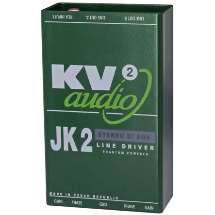 KV2 Audio JK2 2-kanavainen aktiivinen DI-boksi - DI-boksit - JK2 - 1