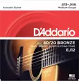 D'Addario EJ12 13-56 80/20 Bronze akustisen kielisetti - Kitaran kielet - EJ12 - 1
