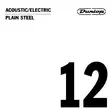 Dunlop Plain steel .012 irtokieli - Kitaran kielet - DPS012 - 1