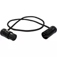 AMP XLR-Angled Patch-kaapeli 30,5cm - Patch-kaapelit - 3906212 - 1