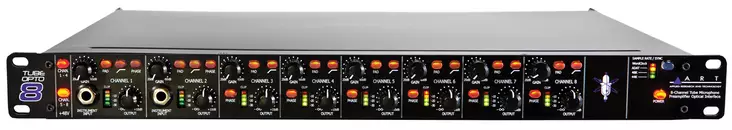 ART TubeOpto 8 putki mikrofonietuaste - Etuasteet, kompressorit ja EQ:t - 217412 - 1