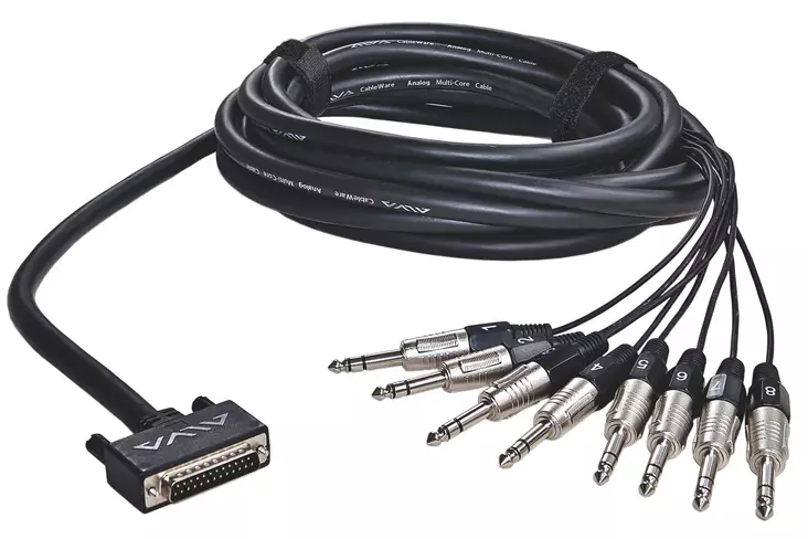 Alva Analog Breakout Cable D-Sub25u - 8xTRS kaapeli - Lavahaut ja viuhkat - ALAI25-8T2 - 1
