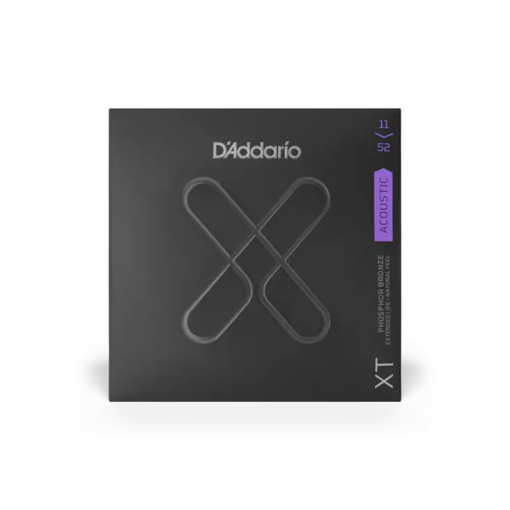 D'Addario XT Phosphor Bronze 11-52 akustisen kitaran kielisetti - Kitaran kielet - XTAPB1152 - 1
